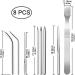 Sonku 8 Pack Paracord FID Lacing Needles Set with Smoothing Tool - Stainless Steel Stitching Set for Paracord Bracelet, Leather Weaving - 8 Sizes - Silver - Buy Online on GoSupps.com