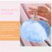 Highlighter Makeup Powder Puff Set - Body Glitter Shimmer Powder for Face Hair & Body | Long-Lasting Festival & Prom Essentials (2pcs Blue & Purple - Buy Online on GoSupps.com