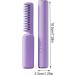 1/3 Hair Straightener & Smoothing Brush - Fast Heating Portable Electric Hair Flat Iron Comb in Purple - Buy Online on GoSupps.com