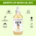 Virgin Biotin Vitamin B7 Oil 4oz | Boost Hair Growth & Strength | Premium Quality Fast Shipping Worldwide - Buy Online on GoSupps.com