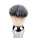 Premium Men's Shaving Brush - Soft Bristles Handcrafted Silver Handle Ideal for Salon & Home Use - Buy Online on GoSupps.com