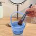 Makeup Brush Cleaner Bowl Brush Cleaning Bowl Cosmetic Brush Cleaning Basin Makeup Brush Washing Bowl Brush Scrubber Bowl Makeup Brush Rinse Bowl Brush Cleansing Bowl Makeup Brush Spa Blue - Buy Online on GoSupps.com