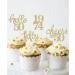 24 Pcs Glitter 50th Birthday Cupcake Toppers for Celebrating Fifty Years Old Birthday Party Decorations (Gold) - Buy Online on GoSupps.com