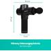 Niceey Massage Gun - 30 Speed Percussion Device for Muscle Relief | Massage Mat & 6 Heads for Shoulder & Back Relaxation - Black - Buy Online on GoSupps.com