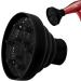 Generic Blow Dryer Vent Hood Foldable Silicone Hair Dryer Nozzle Heat Resistant | Soft Blow Dryer Accessory Multifunctional Hair Styling Supplies for Girls black - Buy Online on GoSupps.com