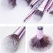 10-Piece Makeup Brush Set with Flash Handle & Purple Cosmetic Bag Perfect for Foundation Blush & Eyeshadow | International Shipping Available - Buy Online on GoSupps.com