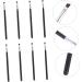 Didiseaon 12pcs Angled Eyebrow Brush Eyeliner Pencil Gel Liner Eyeliner Mini Brush Cosmetic Make up Bridegroom 16.00X0.20X0.20CM Black - Buy Online on GoSupps.com