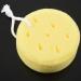 Trooth Yellow Round Bath Body Shower Sponge with Hanging Loop - Buy Online on GoSupps.com