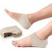 Gel Heel Sleeves  1 Pair Heel Cups  Soft Heel Protection Socks for Heel Pain and Cracked Heels  Protective Heel Pads for Pressure Sores  Achilles Tendonitis  Plantar Fasciitis  Men and Women  L