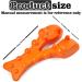 Back Extensor Neck Trapezius Stretcher | Wiyety Orthopedic Massage Pillow for Spinal Correction & Relaxation - Orange - Buy Online on GoSupps.com