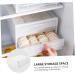 Hohopeti 1 pc Box refrigerator egg drawer fridge egg container refrigerator egg holder Transparent Color 36X26CM double-deck - Buy Online on GoSupps.com