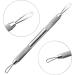 The Body Tools Professional Blackheads Whiteheads Remover Extractor Facial Tool -Flat and Round Stainless Steel Wired Ends - Polished Round Edges Reduce Pain Easy to Use - Buy Online on GoSupps.com