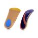 PCSSole 3/4 Orthopedic insoles for flat feet plantar fasciitis heel spur half shoe inserts with high foot vaults shoes insoles relieve heel pain for women & men EU38-42 deep blue
