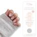 Fairy nail uv nail foils baby boomer self -adhesive gel foils half hardened 20 pieces nailwraps nail polish strips to stick (baby boomer nude)