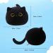 Tocwick 40 28cm Black Cat Plush Toy - Cute Stuffed Animal Gift for Home Decor - Buy Online on GoSupps.com