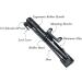 Malker Bike Pump - Presta & Schrader Valve Compatibility | Portable Aluminum Alloy Floor Pump with Bonus Tire Levers & Patch Kit - Black - Buy Online on GoSupps.com