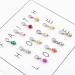 12Pcs Colorful Pearlescent Stitch Marker Charms for Knitting & Crochet - Craft & DIY Sewing Jewelry Making - Buy Online on GoSupps.com