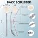 Shower Sponge Loofah Back Scrubber | Exfoliating Loofah on a Stick 20.5 | Skin Health for Men and Women - Buy Online on GoSupps.com