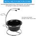 ZJchao Metal Shaving Stand & Foaming Soap Bowl Set Premium Beard Shaving Accessories for Men | International Shipping - Buy Online on GoSupps.com