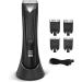 Buy Electric Body Hair Trimmer for Men Waterproof Ball Shaver Grooming Kit with USB Rechargeable Dock & Replaceable Ceramic Blade - Buy Online on GoSupps.com