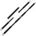 Resistance Band Bar for Fitness Workout Bar for Exercise Squat Biceps Triceps Shoulders Back Adjustable 3 Parts Bar for Resistance Bands Durable Portable Steel Pilates Resistance Bar Black