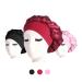 Satin Bonnet, Elastic Wide Band Sleeping Caps for black women, Satin Hair Bonnet for Sleeping, Hair Bonnets for Curly Hair, Hat Night Sleeping,Gift for Birthday, Christmas, Thanksgiving, Valentine’s Day