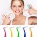 Skhaovs 60 L-Shaped Interdental Brushes - Yellow Dental Floss Brushes for Oral Hygiene | 60 Pieces for Effective Cleaning Between Teeth - Buy Online on GoSupps.com