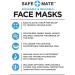 Safemate x Case-Mate Cloth Face Mask - Washable & Reusable - Adult L/XL - Black - 3 Pack - Buy Online on GoSupps.com