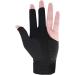 Buy 3-Finger Left Open Snooker Billiard Glove Fast-Drying Breathable Stretchy Pool Accessory for Men Black - Buy Online on GoSupps.com