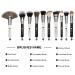 Ducare 31-Piece Panda Makeup Brush Set - Premium Synthetic Kabuki & Concealer Brushes with Leather Case | Perfect Gifts for Women - Buy Online on GoSupps.com