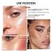 Highlighter Makeup Palette - 5 Shades of Matte Bronzer & Shimmer Illuminators - Buy Online on GoSupps.com