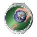 YENDOSTEEN Mirror dreaming earth botanicals mouse away World Earth Globe Keep Give Tap Drop Ball makeup mirrors pocket mirror portable mirror