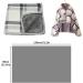 Multifunction Wrap Shawl Neck Shoulder Blanket Pad Warm Blanket Lazy Shawl Blanket Winter Warm Blanket Cape Gray Grid 100*140cm - Buy Online on GoSupps.com