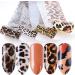 CHANGAR Animal Skin Style Nail Art Foil Transfer Decals 2 Boxes Serpentine Leopard Print Tiger Snake Skin Pattern Nail Foil Adhesive Stickers Starry Sky Manicure Transfer Tips Nail Art DIY Decoration - Buy Online on GoSupps.com