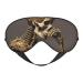 SSIMOO Interesting Skeleton Sleep Mask-Adjustable Breathable Fashionable Eye Mask for A Comfortable Sleep Experience Black