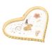 Mikinona Manicure Tools Set Makeup Mixing Plates Makeup Board Heart Resin Nail Makeup Palette