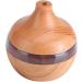 Wood Aroma Diffuser 300ml - USB Oil Fragrances Humidifier with LED Color Changing for Yoga Spa & Living Room - Buy Online on GoSupps.com