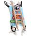 Hamster Swing Small Animal Suspension Bridge Squirrel Hanging Bed Hammock Stair Ladder Toy for Gerbil Rat Mouse Bird Parrots - Buy Online on GoSupps.com