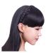 Chtom Madron hair hoops Qi Liu Hai a knife leafband Liu Hai hair (Color : Brown)