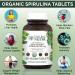 Natural Nutra 100% USDA Organic Spirulina Tablets 100 Vegan Tablets 250 Count (Pack of 1) - Buy Online on GoSupps.com
