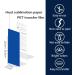 FANGZHIDI Infusible Transfer Ink Sheets 12 pcs Blue Solid Color Bundle - Pre-Printed Sublimation Paper for T-Shirt and Mug - Buy Online on GoSupps.com