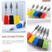 SOESFOUFU Nail Polisher Professional Nail Drill Nail Drill Tips Manicure Supplies Replacement Nail Bits Creative Nail Small Soap Russian Metal Tungsten Steel Alloy Manicure Tools 7x1.3cm As Shown 4 - Buy Online on GoSupps.com