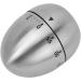 Verdingly Stainless Steel Egg-Shaped Mechanical Rotating Timer | Kitchen & Sauna Use | Clear Scale & Memory Feature - Buy Online on GoSupps.com