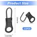 12 Universal Zipper Pulls - Durable Zipper Repair & Replacement for Suitcases & Clothing - Buy Online on GoSupps.com