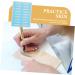 DOITOOL 8 Pairs Tools Card Eyebrow Makeup Tool Eyebrow Practice Skin Material Eyebrow Trimming - Buy Online on GoSupps.com