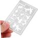 EXCEART Camouflage Spray Board Models Stencils for Crafts Painting Templates Washable Template Paper As Shown 8.50X5.50X0.20CM - Buy Online on GoSupps.com