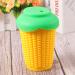 Vosarea 300ml Corn Shape Silicone Cup with Straw Leakproof Silicone Tumbler Travel Mug Coffee Mug Beer Cup Water Coffee Cup for Home Travel Gym - Buy Online on GoSupps.com