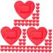 Sosoport 90 Sheets Heart Stickers Bulk Hemostatic Patches Patches Heart Stickers for Bandaging Pads Waterproof Red Redx3pcs 3.8x3.2cmx3pcs