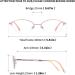 LianSan Oval Multifocus Reading Glasses for Women - Blue Light Blocking Metal Frame Spring Hinge Pink 2.5x - International Shipping Available - Buy Online on GoSupps.com
