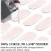 MelodySusie Qcoat Milky White Gel Nail Strips - UV Free Salon-Quality Nail Polish Long Lasting with 22 Wraps & Accessories - Buy Online on GoSupps.com